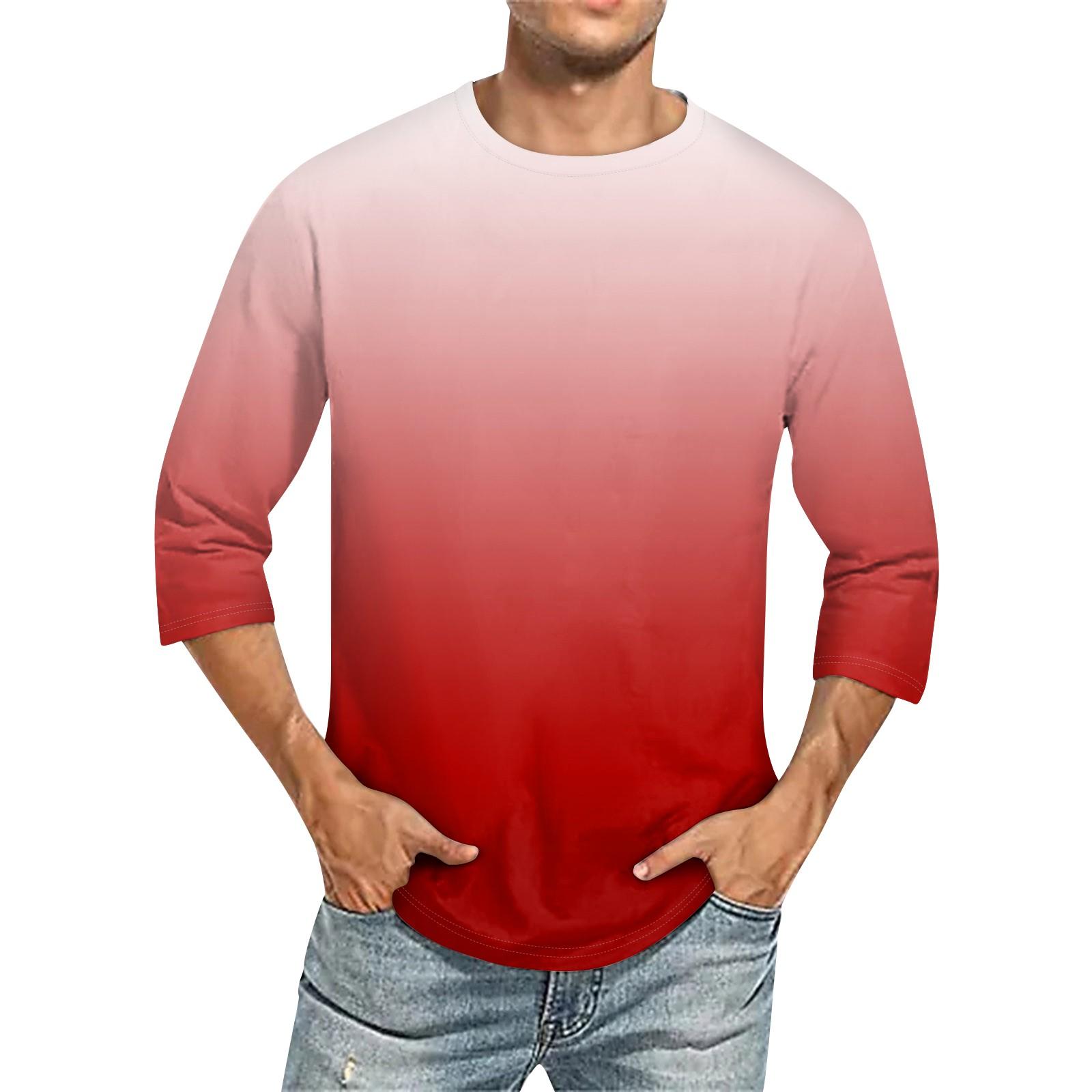 Чоловіча однотонна футболка з круглим вирізом і три чверті XL
Чоловіча однотонна футболка з круглим вирізом і три чверті XL