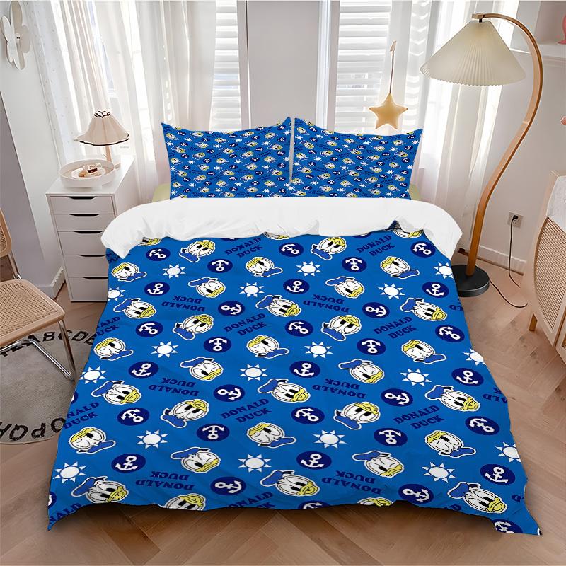 3pcs set Donald Duck Pattern1pc of quilt cover+2pcs of pillowcase, no core, print bedding, All Seasons Bedroom Setting114 135x200cm
3pcs set Donald Duck Pattern1pc of quilt cover+2pcs of pillowcase, no core, print bedding, All Seasons Bedroom Setting114 135x200cm