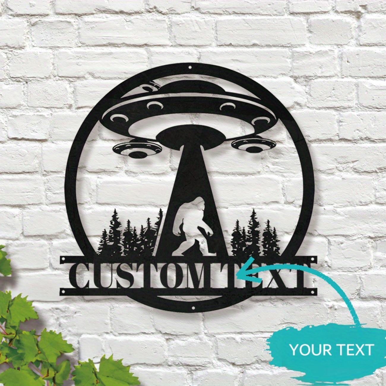 Custom Bigfoot UFO Camping Metal Sign Handmade Iron Wall Art Home Bar Cafe Decor S
Custom Bigfoot UFO Camping Metal Sign Handmade Iron Wall Art Home Bar Cafe Decor S