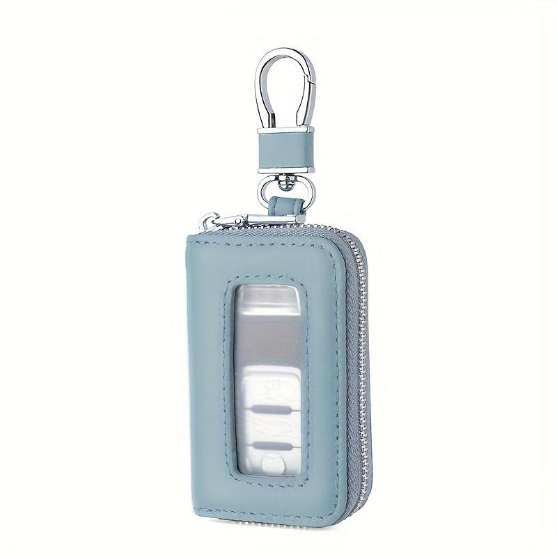 Leather Case keychain Lychee Pattern Light Luxury Mirror Window Visible Remote Control Lock Packet Key Case Waterproof небо синє кольору
Leather Case keychain Lychee Pattern Light Luxury Mirror Window Visible Remote Control Lock Packet Key Case Waterproof небо синє кольору