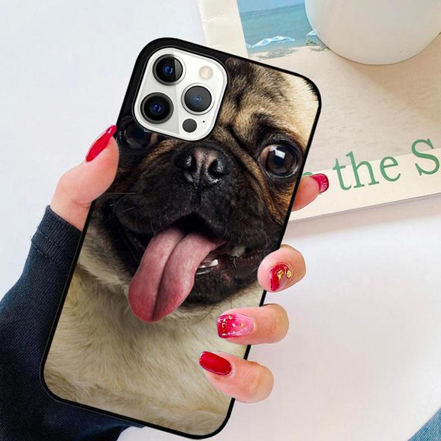 Cool Crazy Pug dog phone Case Cover For iPhone 17 Air 16 15 14 Plus apple 16 11 12 13 Pro Ma coque iPhone 13
Cool Crazy Pug dog phone Case Cover For iPhone 17 Air 16 15 14 Plus apple 16 11 12 13 Pro Ma coque iPhone 13