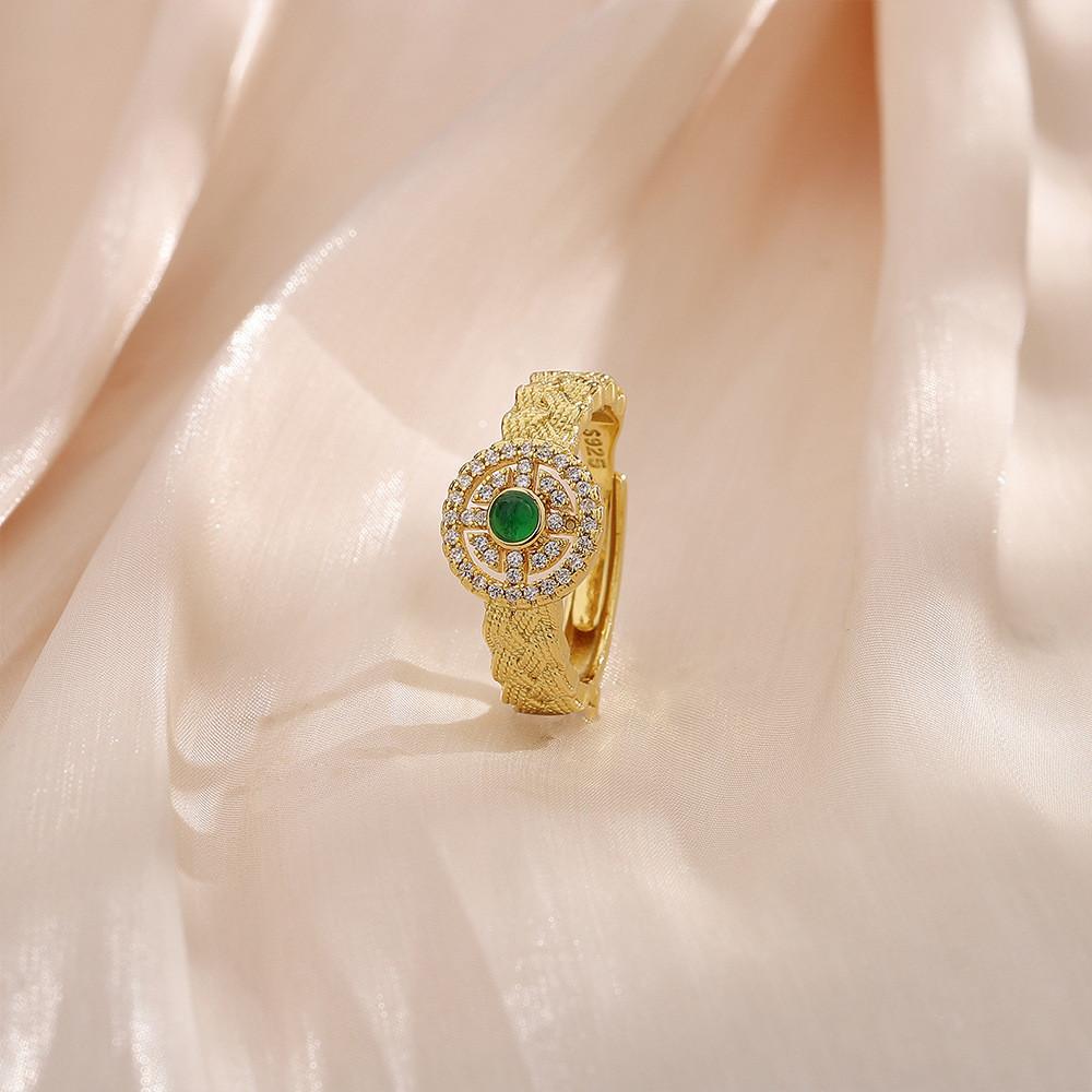 Adjustable Design Antique Ring With Traditional Gold Ball And Inlay Gemstone StyleB
Adjustable Design Antique Ring With Traditional Gold Ball And Inlay Gemstone StyleB