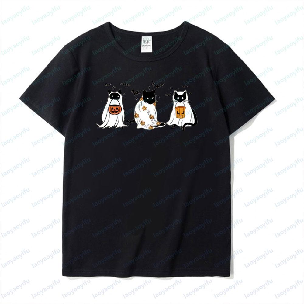 Halloween Cat Tshirt Cute Ghost Shirt Black Cat Spooky Season Tshirt Cool Halloween Unisex Shirt Cat Lover Gift Unisex Women Tee 4XL
Halloween Cat Tshirt Cute Ghost Shirt Black Cat Spooky Season Tshirt Cool Halloween Unisex Shirt Cat Lover Gift Unisex Women Tee 4XL