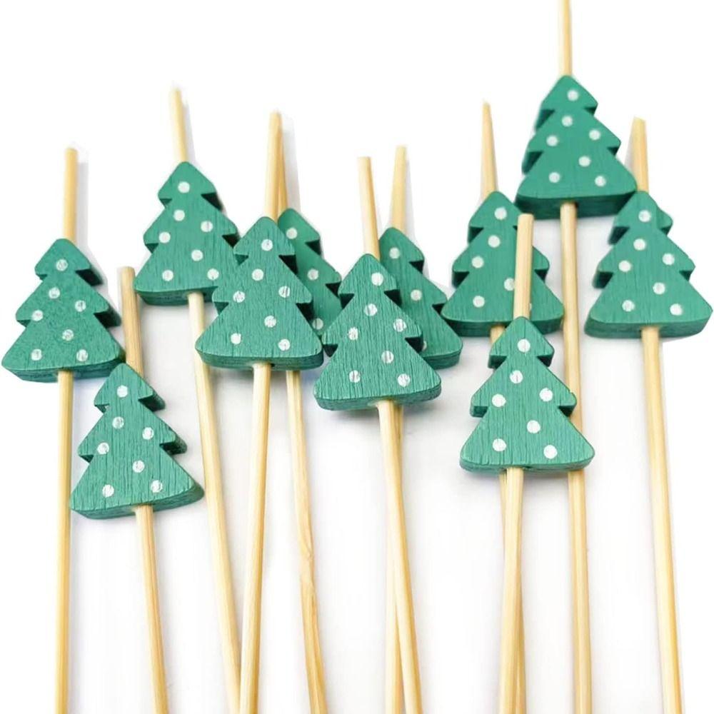 100 pcs 4.7 Inch Christmas Tree Bamboo Skewers Diandian Christmas Tree Fruit String Fruit
100 pcs 4.7 Inch Christmas Tree Bamboo Skewers Diandian Christmas Tree Fruit String Fruit