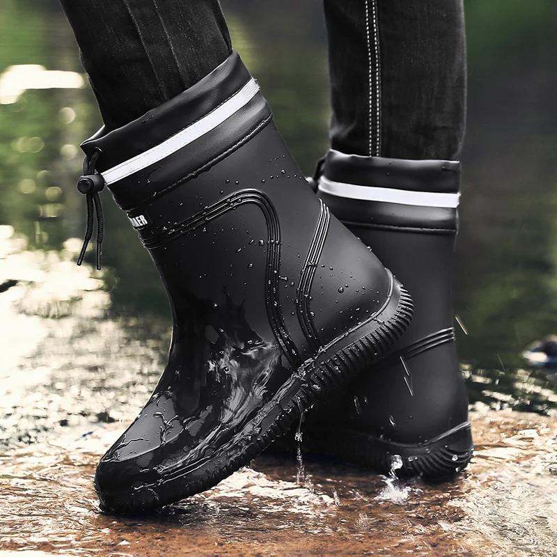 Rain Shoes Male s Water Boots Men s Waterproof Rainproof Boots Four Season Soft Soles Non-slip Comfort Outdoor Work Water Shoes 39 чорний
Rain Shoes Male s Water Boots Men s Waterproof Rainproof Boots Four Season Soft Soles Non-slip Comfort Outdoor Work Water Shoes 39 чорний