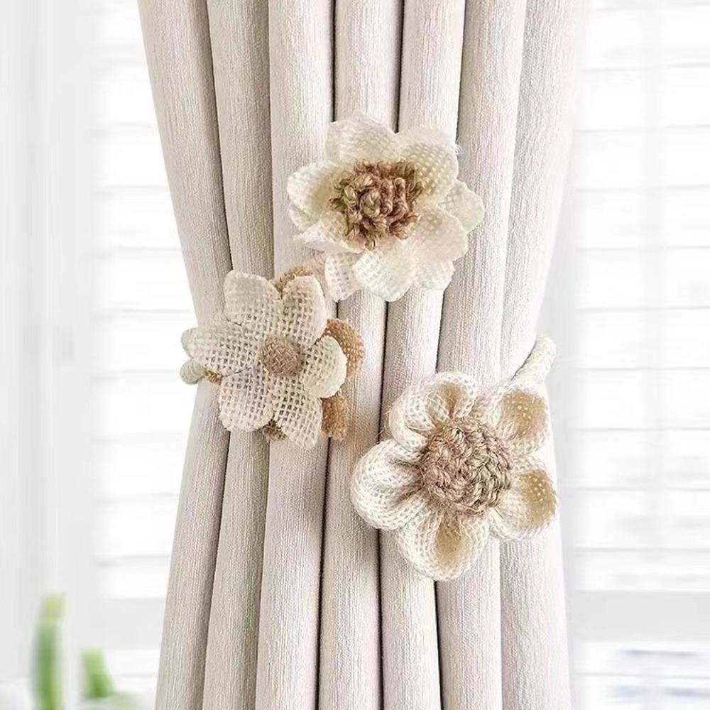 1PC Flower-hemp Rope Curtain Straps Twist Bough Modern Window Curtain Buckles Simple No Punching Curtain Buckle Home Decoration
1PC Flower-hemp Rope Curtain Straps Twist Bough Modern Window Curtain Buckles Simple No Punching Curtain Buckle Home Decoration