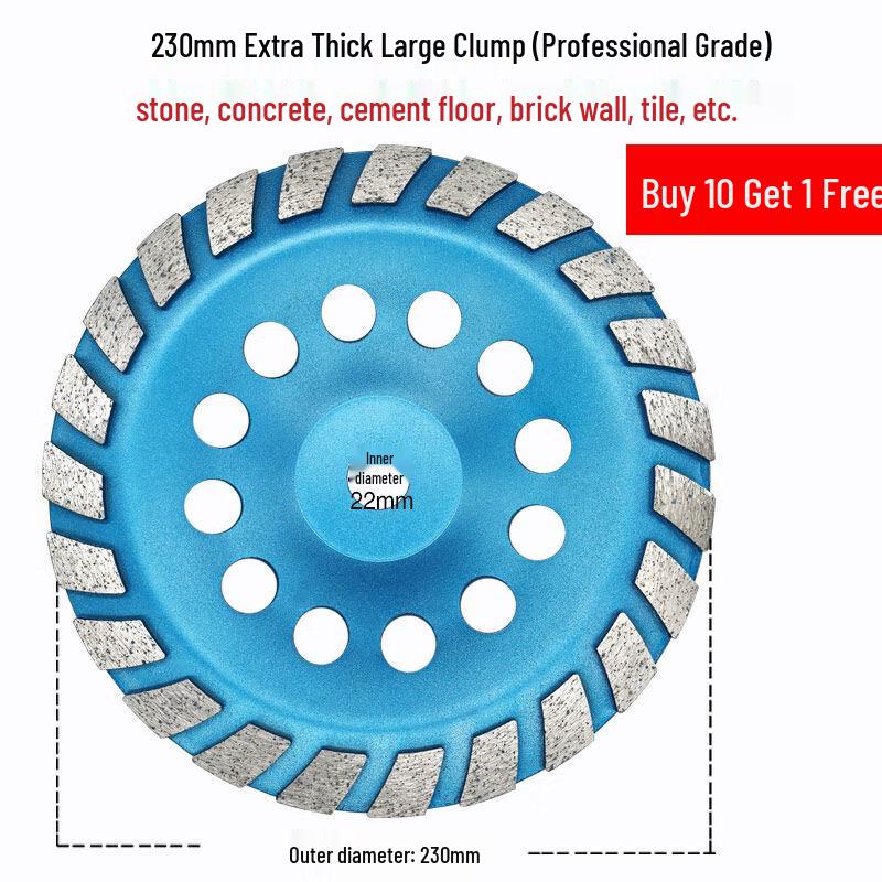 Jundingying 230mm Diamond Grinding Disc
Jundingying 230mm Diamond Grinding Disc