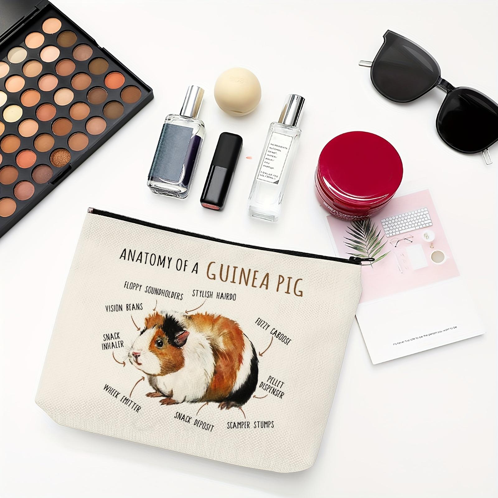 Vibrant Guinea Pig Polyester Makeup Bag - Toiletry Bags with Zipper Pouch, Multi-Functional Cosmetic Travel Case, Stylish Toiletry Case 1pc
Vibrant Guinea Pig Polyester Makeup Bag - Toiletry Bags with Zipper Pouch, Multi-Functional Cosmetic Travel Case, Stylish Toiletry Case 1pc