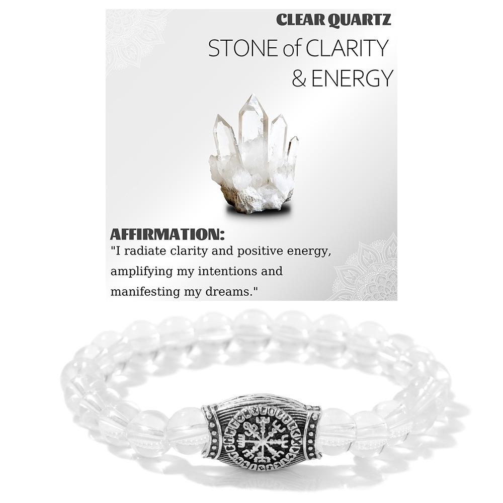 JYL TS Bracelet Norse Rune Vintage Beads Enhances Protection & Spiritual Strength white crystal telemagenta
JYL TS Bracelet Norse Rune Vintage Beads Enhances Protection & Spiritual Strength white crystal telemagenta