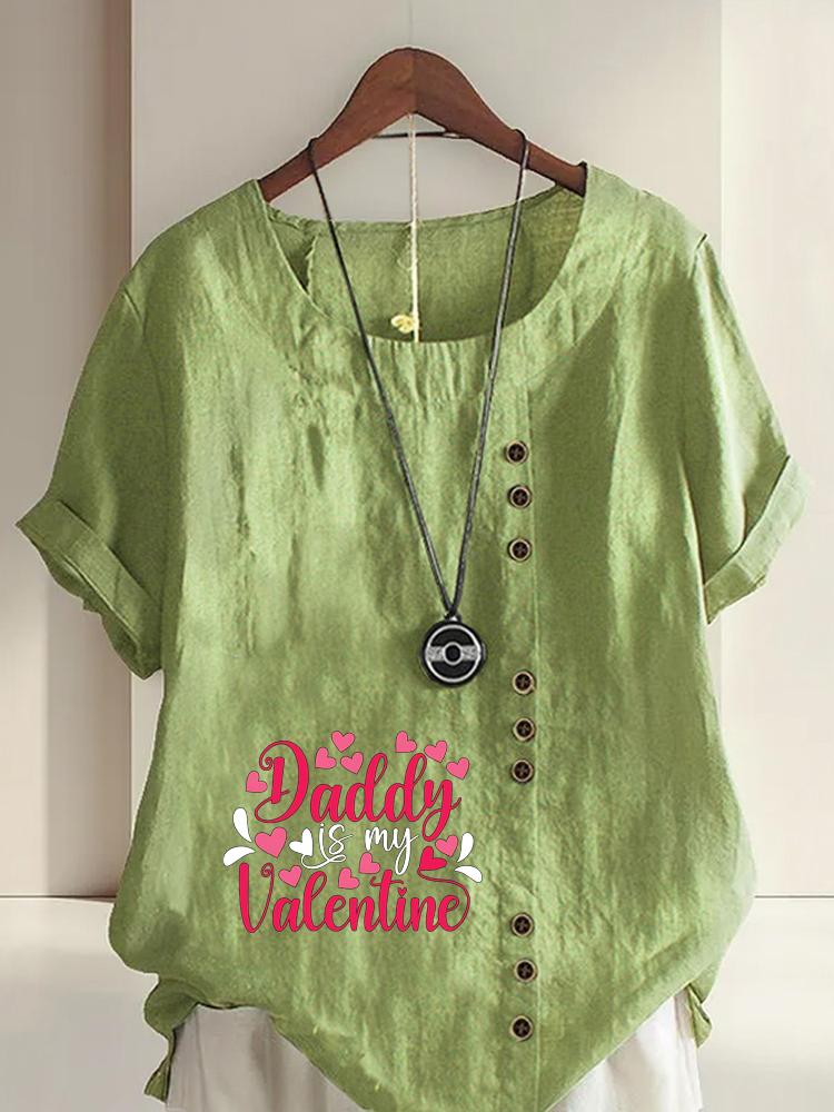 Women s Fashion Red Letters Print Casual Cotton Linen Short Sleeve Round Neck T-shirt Shirt Leisure Loose Summer Blouse Tops 5XL зелений
Women s Fashion Red Letters Print Casual Cotton Linen Short Sleeve Round Neck T-shirt Shirt Leisure Loose Summer Blouse Tops 5XL зелений