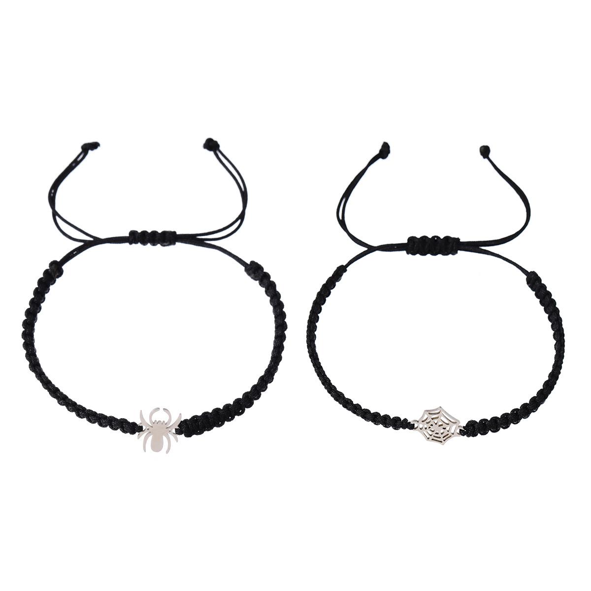 Европейские и американские браслеты для пар из нержавеющей стали, черные и белые, ручной работы, с плетением в виде паутины - мужские и женские парные
Европейские и американские браслеты для пар из нержавеющей стали, черные и белые, ручной работы, с плетением в виде паутины - мужские и женские парные