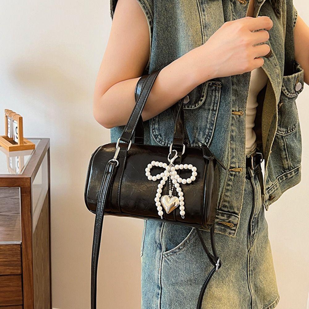 PU Leather Bow Cross Body Bag Large Capacity Pillow Bag Leisure Silver Shoulder Bag School
PU Leather Bow Cross Body Bag Large Capacity Pillow Bag Leisure Silver Shoulder Bag School