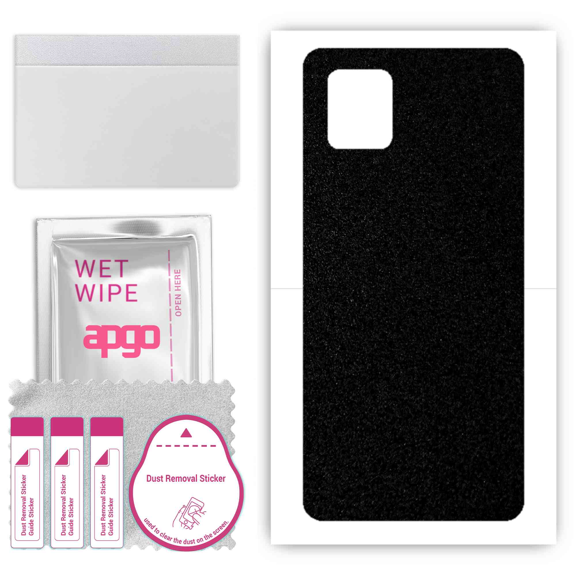 apgo Protective Skin Sticker for the back compatible with Samsung Galaxy Note 10 Lite, Wrap Film, Foil, Vinyl - Pattern Matte Black
apgo Protective Skin Sticker for the back compatible with Samsung Galaxy Note 10 Lite, Wrap Film, Foil, Vinyl - Pattern Matte Black