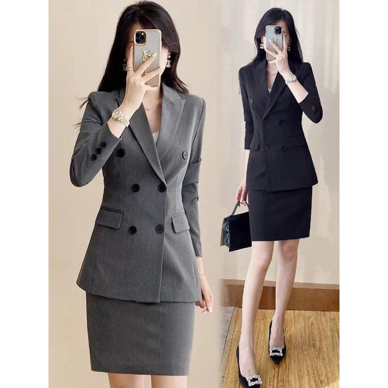 Women s Dark Blue Suit Set - Professional Autumn/Winter Workwear for Hotel Management S
Women s Dark Blue Suit Set - Professional Autumn/Winter Workwear for Hotel Management S