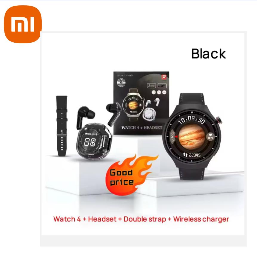 Xiaomi D21 Умные часы 4 Набор подарков с Bluetooth-наушниками Air39 Круглый циферблат Relojes Montre Connecte 2 в 1 Смарт-часы с TWS-наушниками
Xiaomi D21 Умные часы 4 Набор подарков с Bluetooth-наушниками Air39 Круглый циферблат Relojes Montre Connecte 2 в 1 Смарт-часы с TWS-наушниками