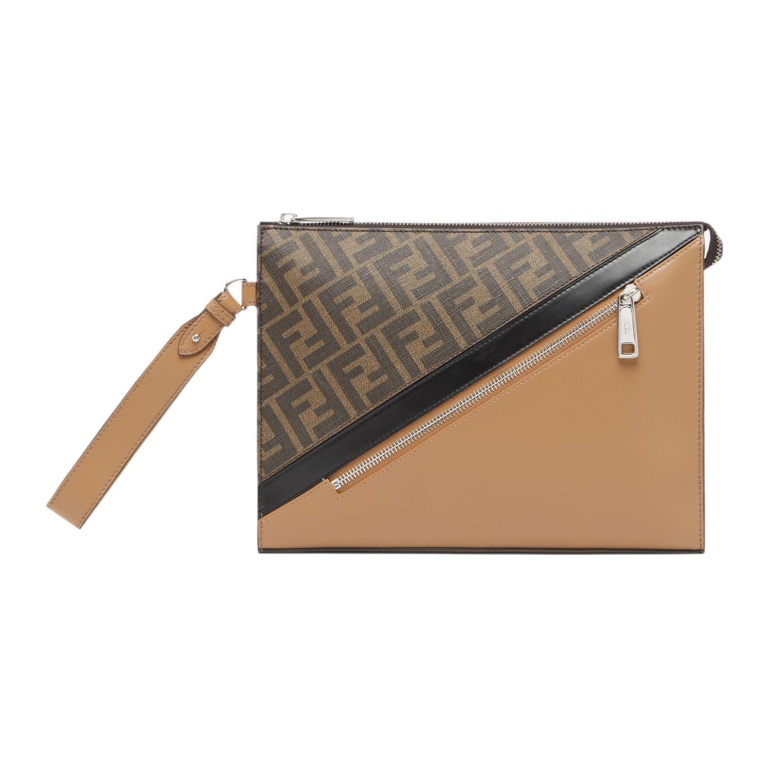 Fendi Color Block Design Zipper Closure Palladium Finish Metal Accents Leather Clutch Men clutch Dark-Brown 7VA491-AJF8-F1EGA Basic Set (Bag+Dust Bag)
Fendi Color Block Design Zipper Closure Palladium Finish Metal Accents Leather Clutch Men clutch Dark-Brown 7VA491-AJF8-F1EGA Basic Set (Bag+Dust Bag)