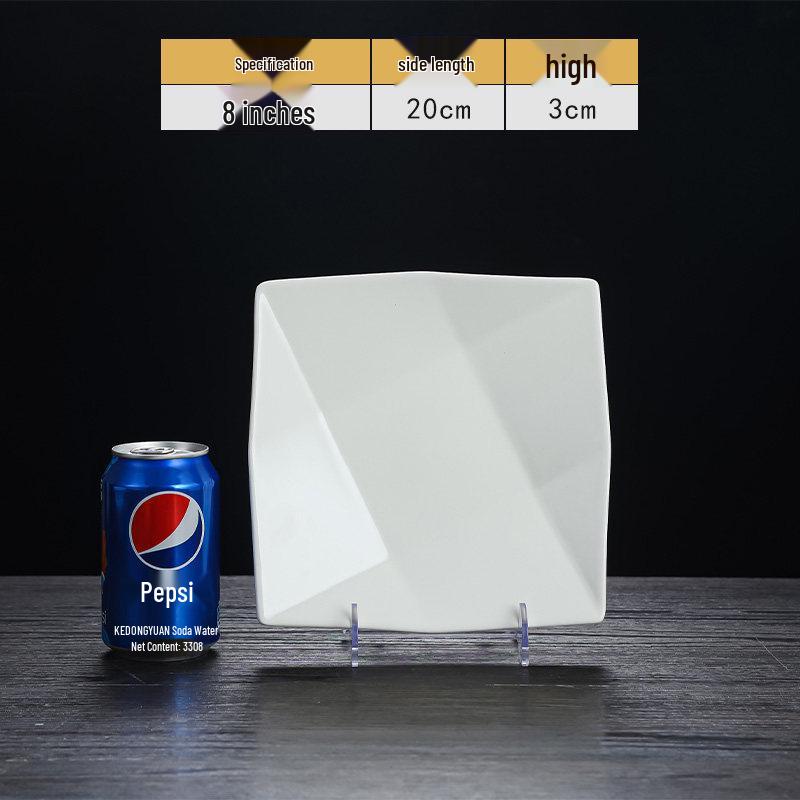 Ceramic Square Stir-Fry Plate for Restaurant Kitchens
Ceramic Square Stir-Fry Plate for Restaurant Kitchens