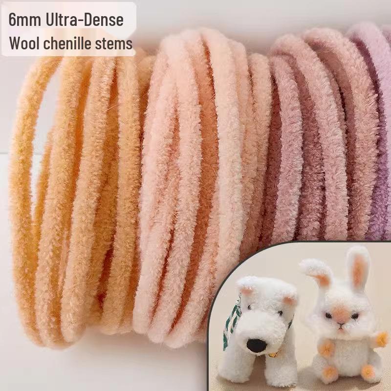 Chibi Maruko-chan Colorful 6mm Wool Chenille Stems for DIY Dragon Doll & Bouquet Crafting
Chibi Maruko-chan Colorful 6mm Wool Chenille Stems for DIY Dragon Doll & Bouquet Crafting