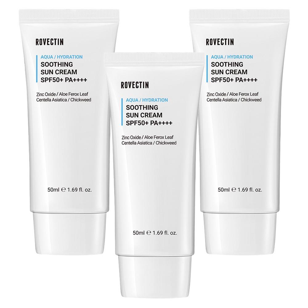 ROVECTIN Aqua Soothing UV Protector SPF50+ PA++++ - Увлажняющий и охлаждающий солнцезащитный крем для ежедневного использования для чувствительной кожи, 50 мл (Пакет из 3)
ROVECTIN Aqua Soothing UV Protector SPF50+ PA++++ - Увлажняющий и охлаждающий солнцезащитный крем для ежедневного использования для чувствительной кожи, 50 мл (Пакет из 3)