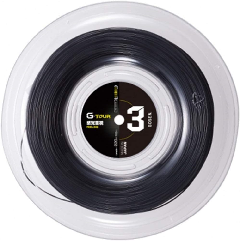 GOSEN Tennis String 17L Roll BK TSGT322BK G-TOUR3 (1.18mm) чёрный
GOSEN Tennis String 17L Roll BK TSGT322BK G-TOUR3 (1.18mm) чёрный