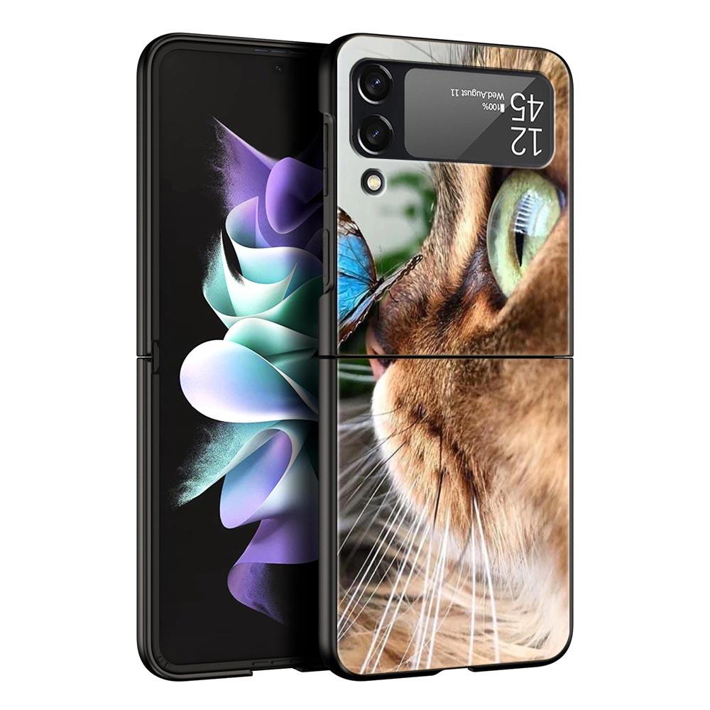 Чехол для телефона с милыми котами из мультфильма для Samsung Galaxy Z Flip 3 4 5, черный складной чехол для мобильного телефона, жесткий защитный чехол для ПК Samsung Z Flip 3
Чехол для телефона с милыми котами из мультфильма для Samsung Galaxy Z Flip 3 4 5, черный складной чехол для мобильного телефона, жесткий защитный чехол для ПК Samsung Z Flip 3