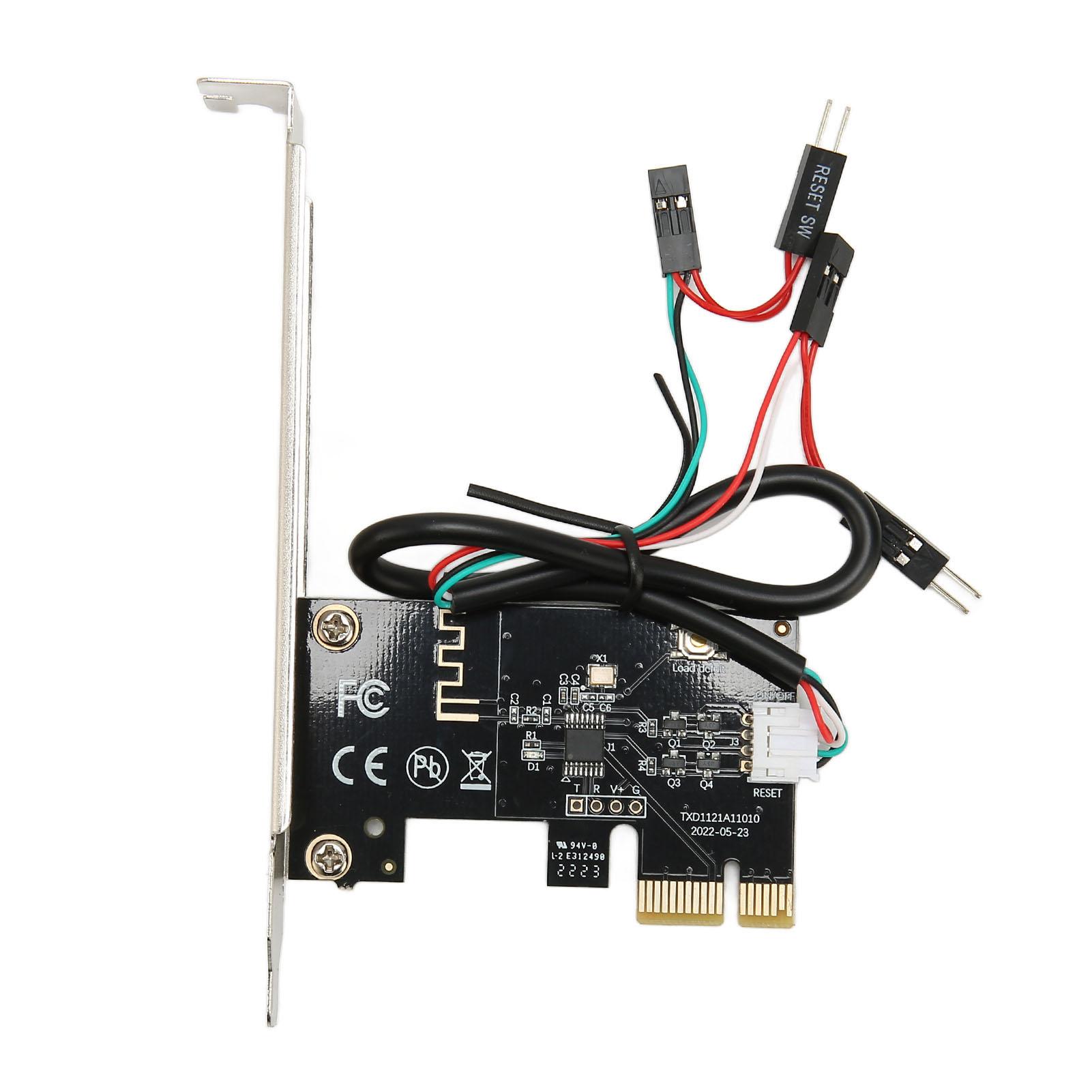 Computer Power Reset Switch PCIE Card APP Remote Control PCIE X1 Port Card for PC Desktop Computer
Computer Power Reset Switch PCIE Card APP Remote Control PCIE X1 Port Card for PC Desktop Computer