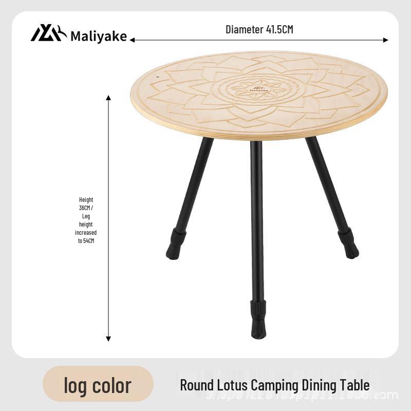 Portable Ultra-light Round Camping Table for Outdoor Picnics and Tea - Black
Portable Ultra-light Round Camping Table for Outdoor Picnics and Tea - Black