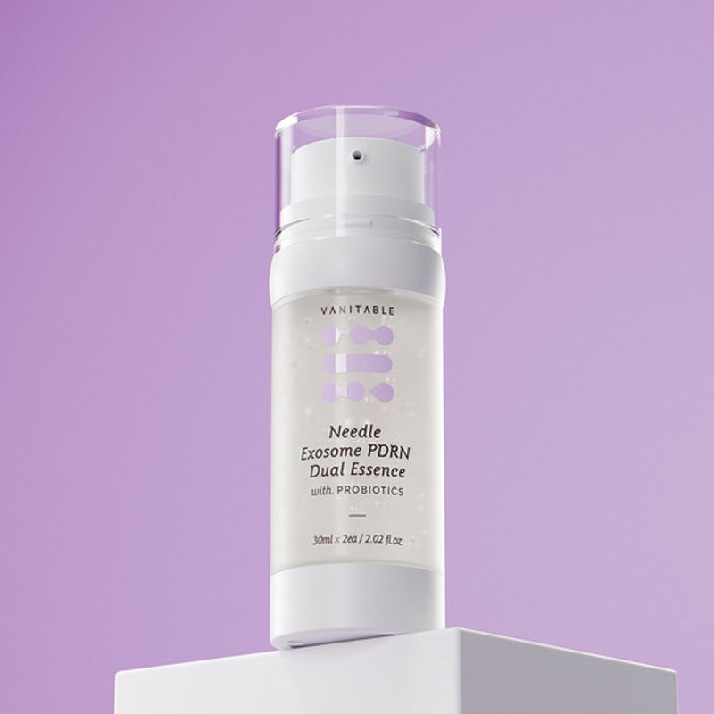 VANITABLE Needle Exosome PDRN Dual Essence 60ml 60ml
VANITABLE Needle Exosome PDRN Dual Essence 60ml 60ml