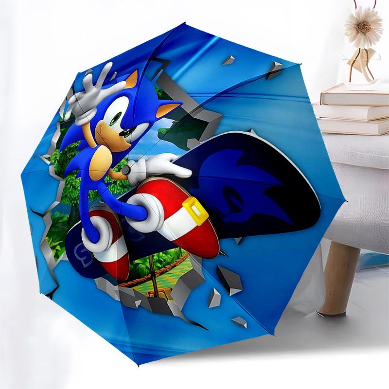1pc Sonic the Hedgehog Automatic Opening Umbrella - Portable 3-Fold Design, 8-Bone Iron Frame Outdoor Umbrella, Ideal Gift for Fans, Travelers, Daily
1pc Sonic the Hedgehog Automatic Opening Umbrella - Portable 3-Fold Design, 8-Bone Iron Frame Outdoor Umbrella, Ideal Gift for Fans, Travelers, Daily