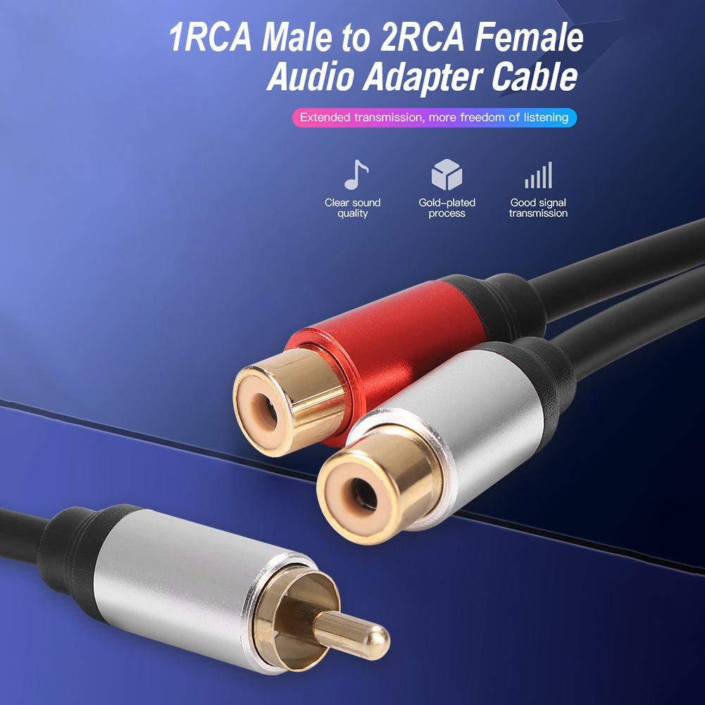 1RCA Male to 2RCA Female Audio Cable Adapter for DVD TV Laptop Portable RCA Audio Y Splitter Cable As Shown A
1RCA Male to 2RCA Female Audio Cable Adapter for DVD TV Laptop Portable RCA Audio Y Splitter Cable As Shown A