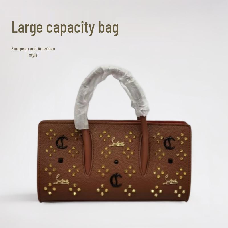 European & American Style Rivet Crossbody Tote Bag - Large Capacity Handbag чёрный
European & American Style Rivet Crossbody Tote Bag - Large Capacity Handbag чёрный