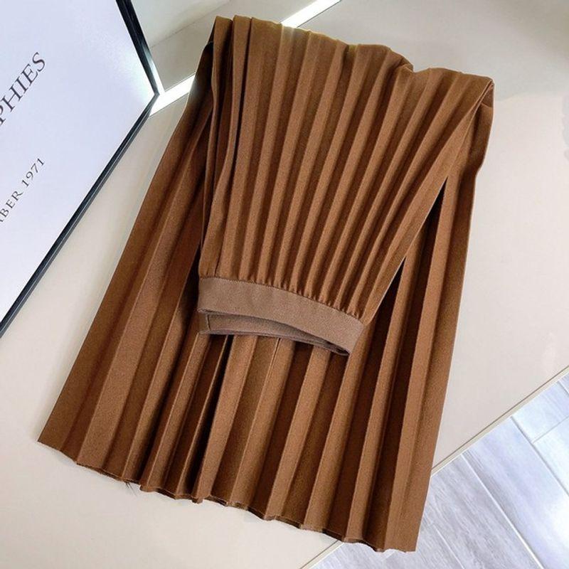 High Waist Pleated Skirt a-Line Skirt High Waist Pleated Skirt A- Line Dress Caramel One Size
High Waist Pleated Skirt a-Line Skirt High Waist Pleated Skirt A- Line Dress Caramel One Size