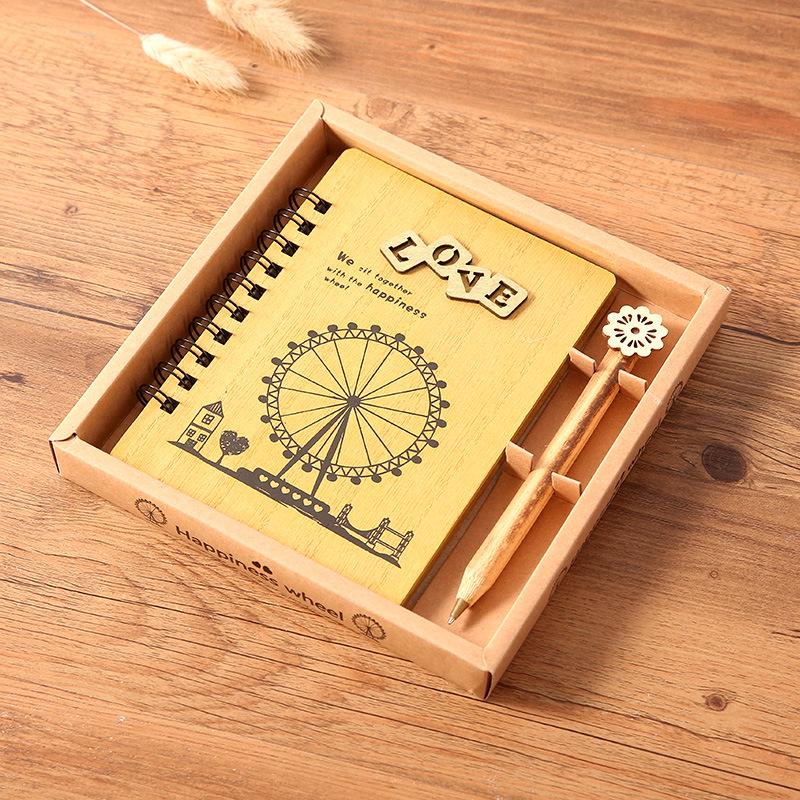 Wooden Ferris wheel Bicycle Notebook With Pen Set Wooden Diary Day Book Journal Stationery Wood. White
Wooden Ferris wheel Bicycle Notebook With Pen Set Wooden Diary Day Book Journal Stationery Wood. White