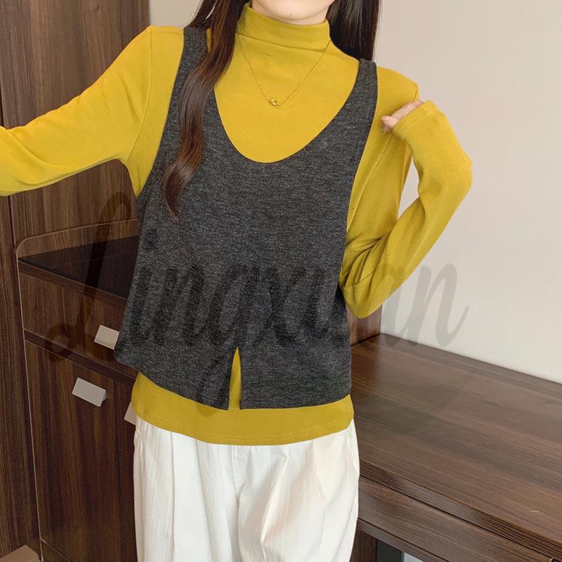 Spring 2026 Women s Plus Size Layered Vest and High Neck Long Sleeve T-shirt Set XL зелений
Spring 2026 Women s Plus Size Layered Vest and High Neck Long Sleeve T-shirt Set XL зелений