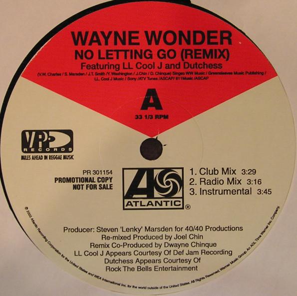 12inch Record WAYNE WONDER, LL COOL J & DUTCHESS - No Letting Go (Remix) PR301154PROMO Atlantic, VP Re 2003 US Rap & Hip-Hop/R&B Used
12inch Record WAYNE WONDER, LL COOL J & DUTCHESS - No Letting Go (Remix) PR301154PROMO Atlantic, VP Re 2003 US Rap & Hip-Hop/R&B Used