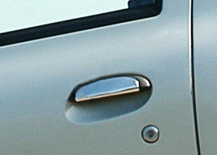 Handle pads (stainless steel) 4 pcs, Carmos - Turkish steel for Renault Clio II 1998-2005
Handle pads (stainless steel) 4 pcs, Carmos - Turkish steel for Renault Clio II 1998-2005