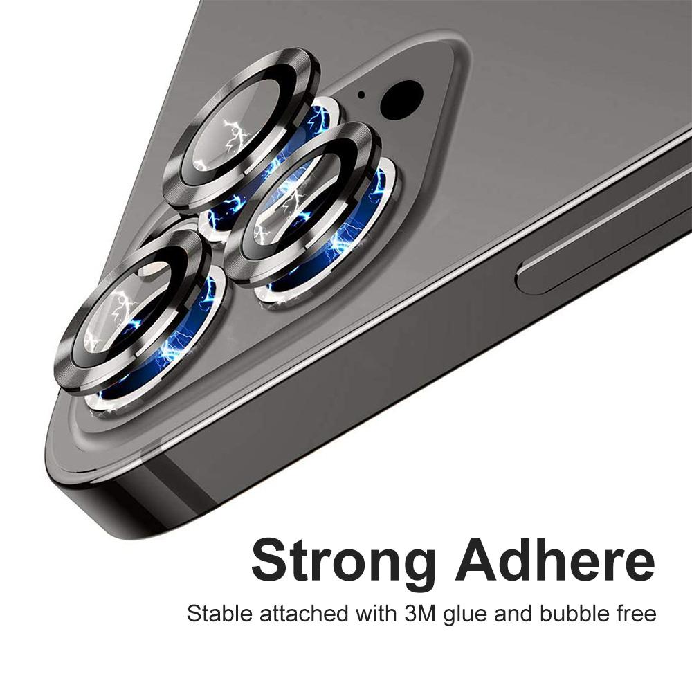 ENKAY HAT PRINCE HD Clear 9H Tempered Glass Aluminum Alloy Rear Camera Lens Ring Cover Protector (3Pcs/Group) for iPhone 13 Pro/13 Pro Max Graphite
ENKAY HAT PRINCE HD Clear 9H Tempered Glass Aluminum Alloy Rear Camera Lens Ring Cover Protector (3Pcs/Group) for iPhone 13 Pro/13 Pro Max Graphite