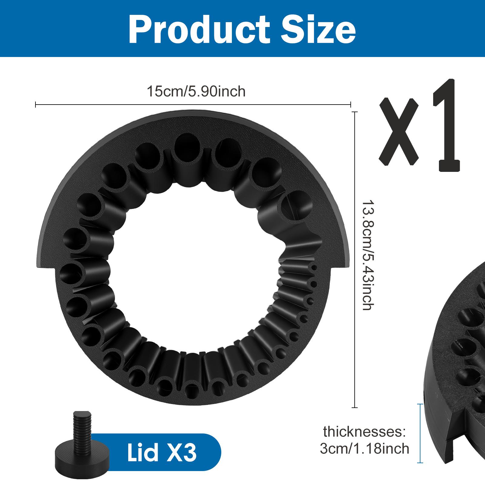 1/2 Pcs Drill Bit Grinding Attachment Plastic Semicircle and Round Design Drill Bit Sharpener Multiple-angle Grinder Attachment Diameter 15cm
1/2 Pcs Drill Bit Grinding Attachment Plastic Semicircle and Round Design Drill Bit Sharpener Multiple-angle Grinder Attachment Diameter 15cm