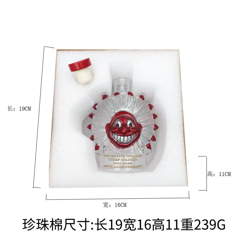 Cross-border new independent station whisky bottle borosilicate glass special-shaped Indian whisky bottle
Cross-border new independent station whisky bottle borosilicate glass special-shaped Indian whisky bottle