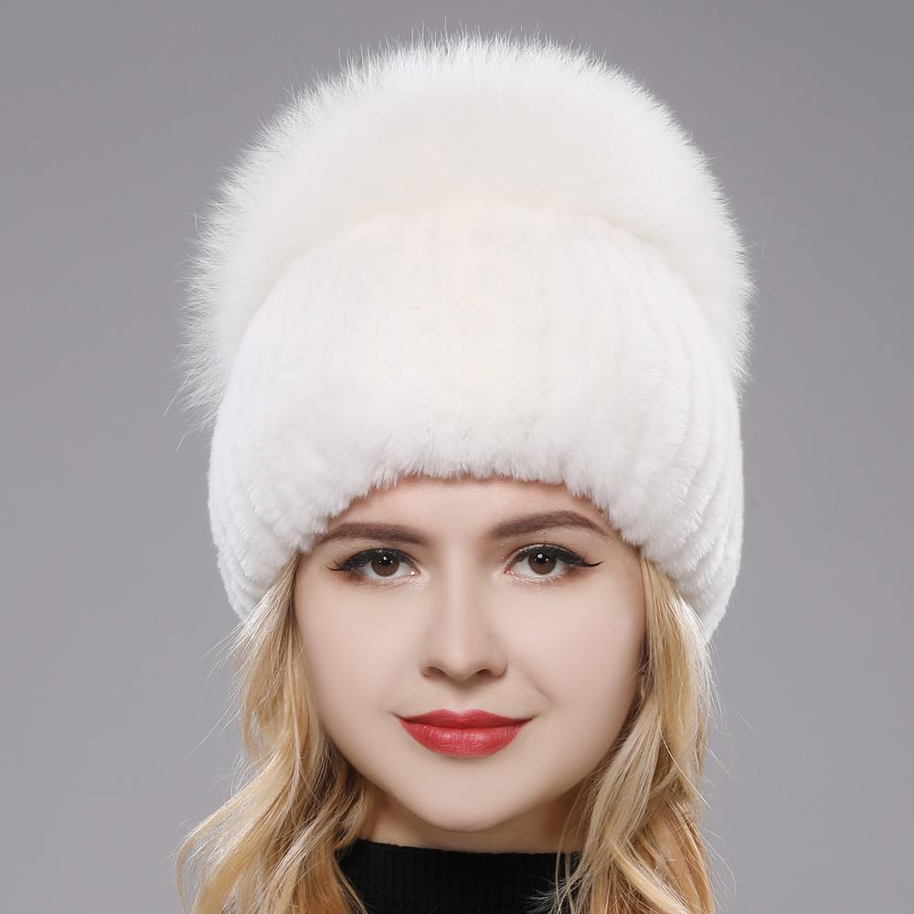 New Women Winter Luxury Real Rex Rabbit Fur Hat Knitted Rex Rabbit Fur Hat Top Natural Fox Fur Cap Genuine Fox Fur Beanies Hat Good elastic бежевий
New Women Winter Luxury Real Rex Rabbit Fur Hat Knitted Rex Rabbit Fur Hat Top Natural Fox Fur Cap Genuine Fox Fur Beanies Hat Good elastic бежевий