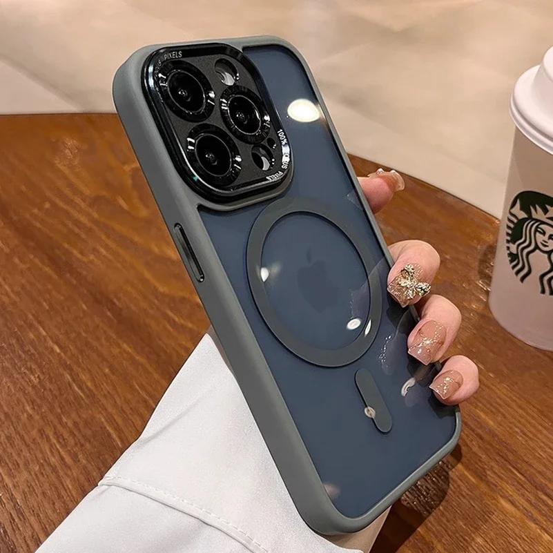 Чехол Magsafe для iPhone 15 Pro, модный защитный чехол для камеры с металлическими буквами для iPhone 13 14 15 Pro Max, противоударный магнитный чехол
Чехол Magsafe для iPhone 15 Pro, модный защитный чехол для камеры с металлическими буквами для iPhone 13 14 15 Pro Max, противоударный магнитный чехол
