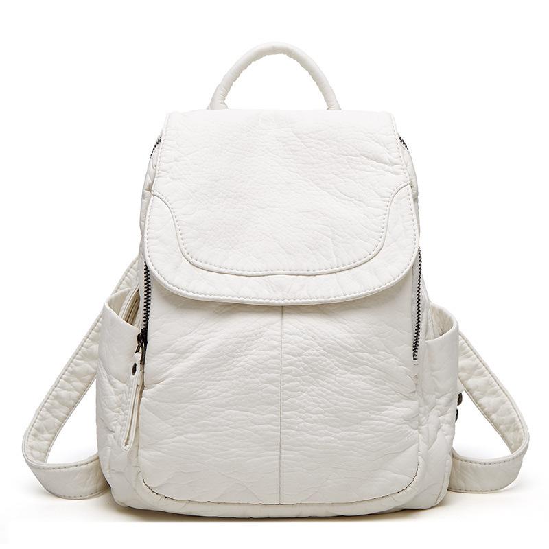 Simple New Backpack Spring and Summer New Large Capacity Travel Bag School Bag Casual Fashion Soft Leather Backpack Women
Simple New Backpack Spring and Summer New Large Capacity Travel Bag School Bag Casual Fashion Soft Leather Backpack Women