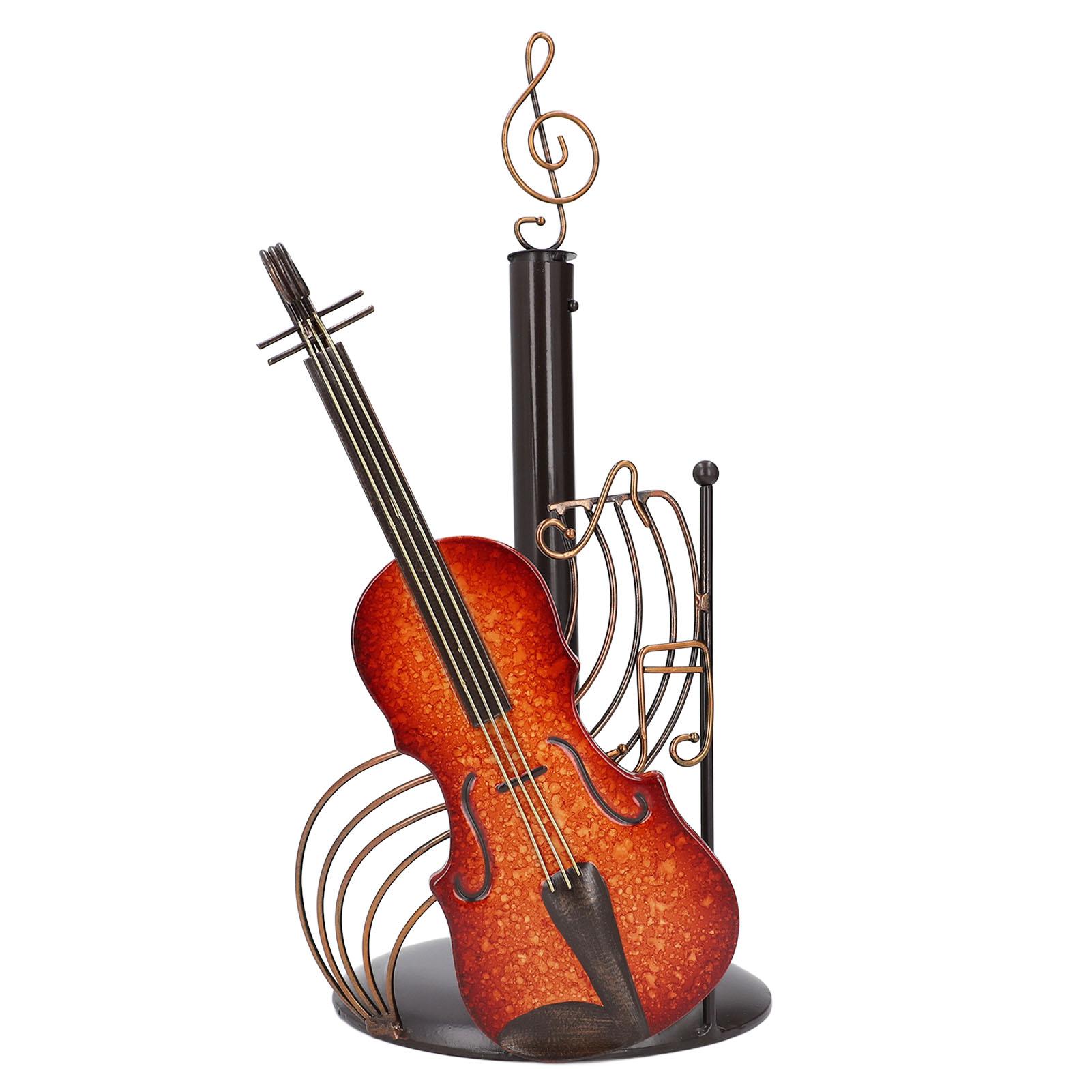 Paper Towel Holder Kitchen Countertop Iron Roll Dispenser Violin Shaped Stand Rack
Paper Towel Holder Kitchen Countertop Iron Roll Dispenser Violin Shaped Stand Rack
