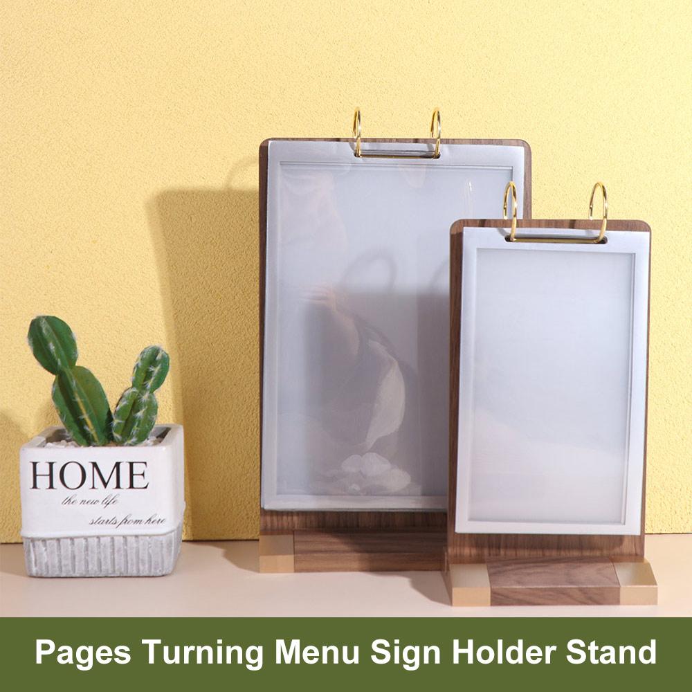 Loose leaf Menu Card Holder Wooden Holder Sign Holder Display Stand Ads Display Stand Dinner Party A6
Loose leaf Menu Card Holder Wooden Holder Sign Holder Display Stand Ads Display Stand Dinner Party A6