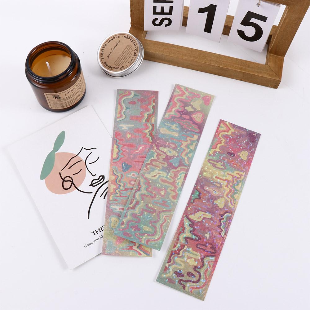 Album Calendar Blingbling Gradient Color Wave Laser Stickers DIY Scrapbooking Decoration Sticker
Album Calendar Blingbling Gradient Color Wave Laser Stickers DIY Scrapbooking Decoration Sticker