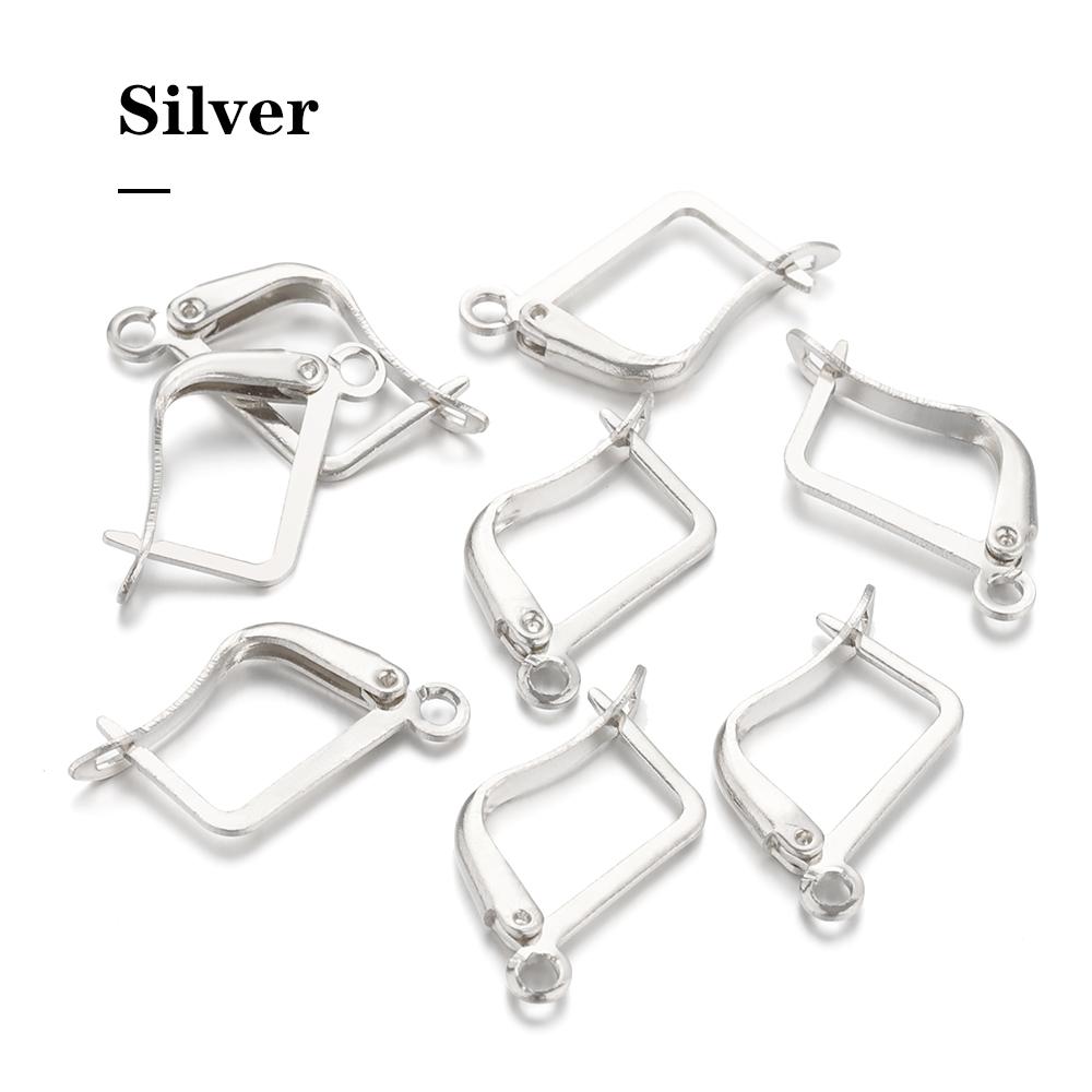 10-50pcs French Earring Hooks Gold Color Lever Back Open Loop Setting for DIY Earring Clips Clasp Jewelry Making Components 10pcs срібний
10-50pcs French Earring Hooks Gold Color Lever Back Open Loop Setting for DIY Earring Clips Clasp Jewelry Making Components 10pcs срібний