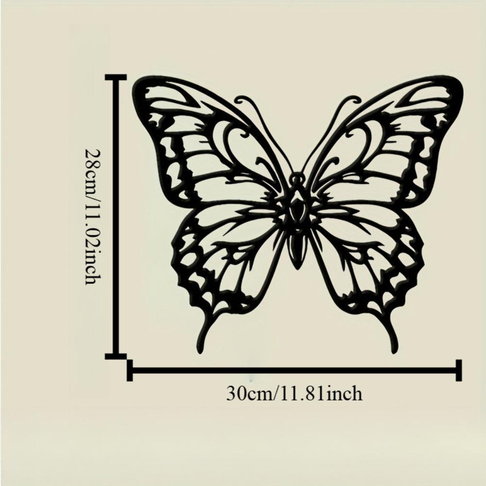 Black Metal Butterfly Wall Sculpture Iron Outdoor Hanging Art Decor for Home Wedding Easter Christmas Farmhouse Patio Bar Gift 12in
Black Metal Butterfly Wall Sculpture Iron Outdoor Hanging Art Decor for Home Wedding Easter Christmas Farmhouse Patio Bar Gift 12in