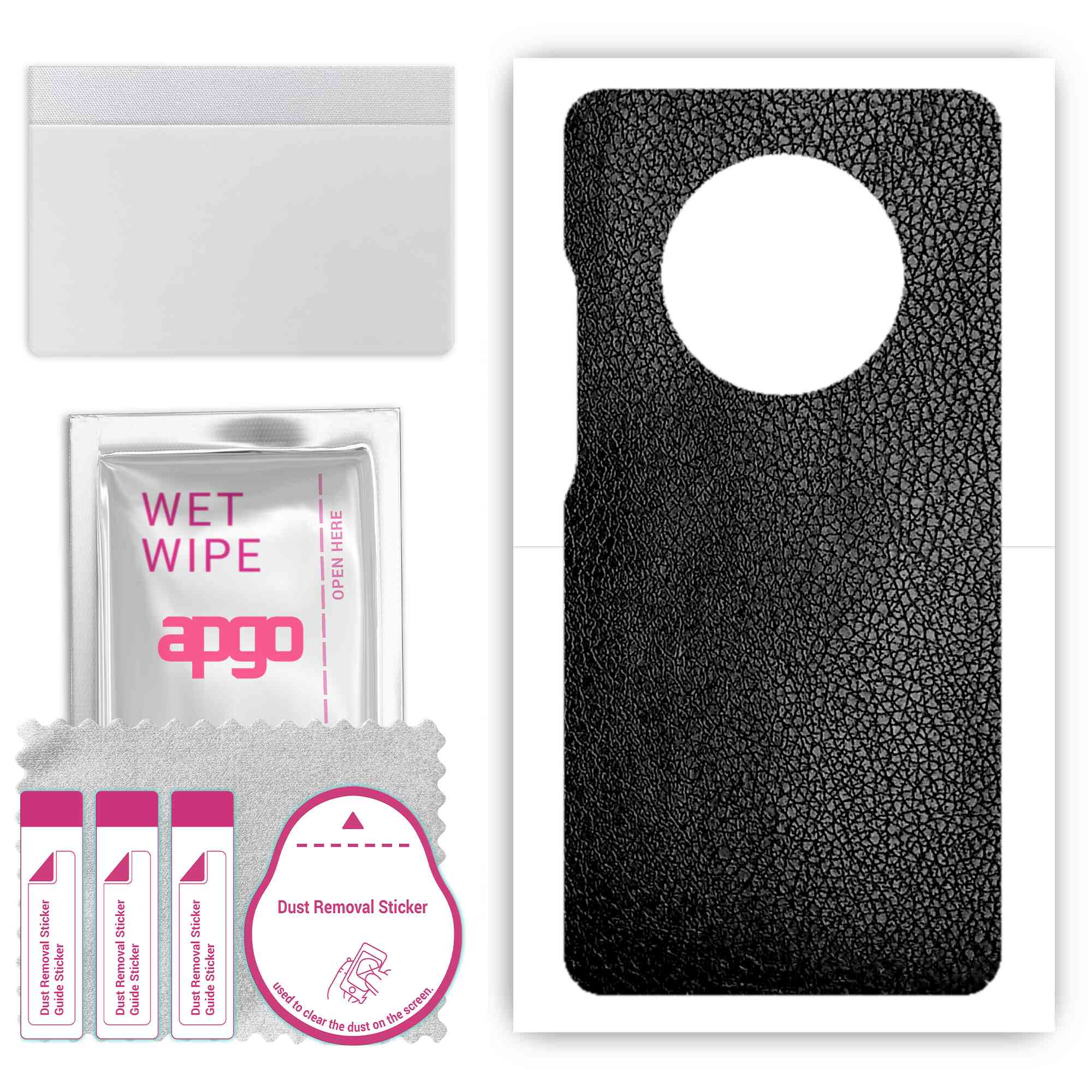 apgo Protective Skin Sticker for the back compatible with Huawei Mate 40 Pro, Wrap Film, Foil, Vinyl - Pattern Black Leather
apgo Protective Skin Sticker for the back compatible with Huawei Mate 40 Pro, Wrap Film, Foil, Vinyl - Pattern Black Leather