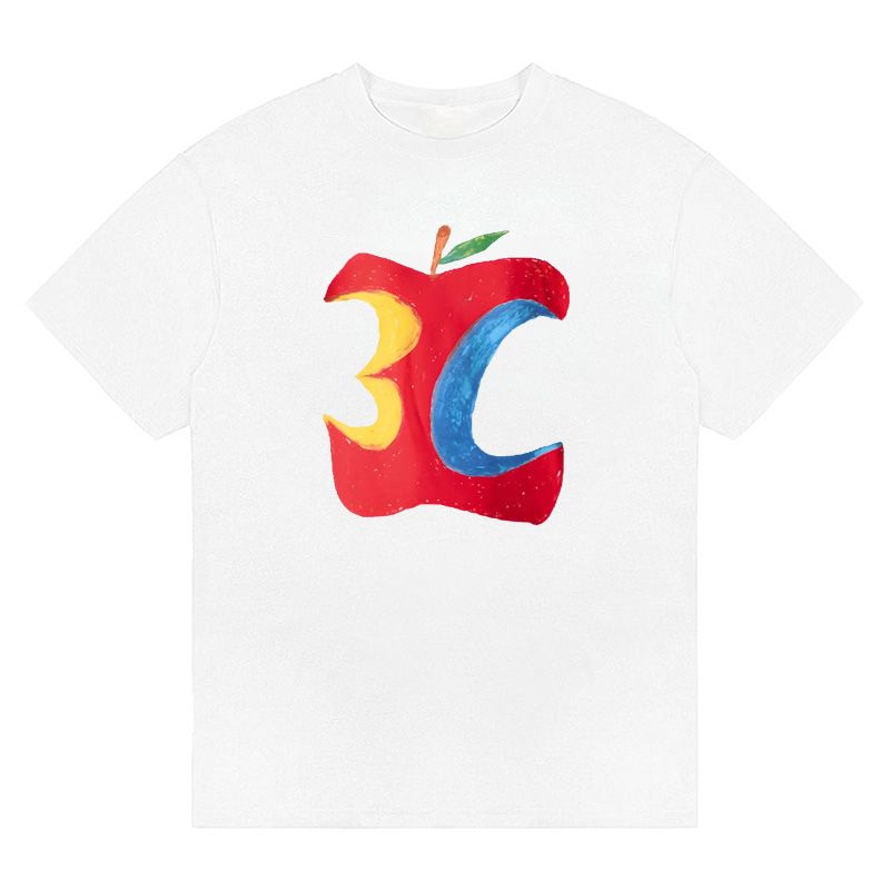 Apple Graffiti Printed Short-sleeved T-shirt Loose Pure Cotton Heavy Black and White Men s and Women s Same Trendy T-shirt XXXXXL
Apple Graffiti Printed Short-sleeved T-shirt Loose Pure Cotton Heavy Black and White Men s and Women s Same Trendy T-shirt XXXXXL