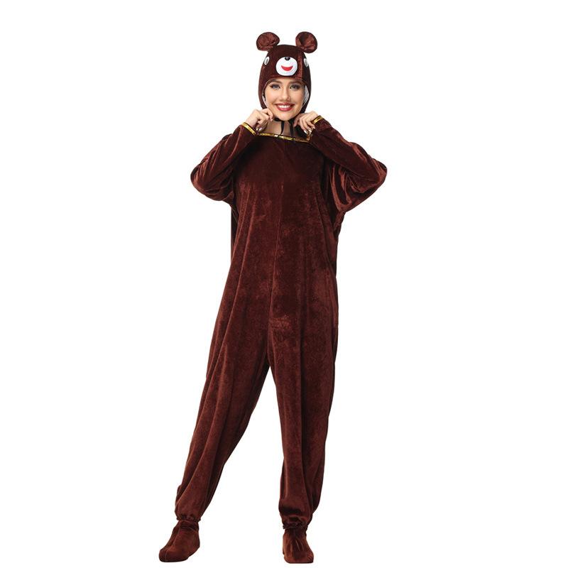 Хэллоуин мультяшный животный комбинезон медведь-людоед бурый медведь животный костюм костюм для косплея S
Хэллоуин мультяшный животный комбинезон медведь-людоед бурый медведь животный костюм костюм для косплея S